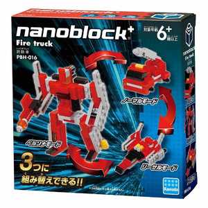カワダ 【アウトレット】nanoblock+ PBH-016 消防車