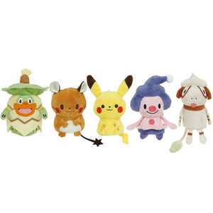 ＜コジマ＞ カワダ ポケットモンスター モンポケ mp?05 monpoke ゆびにんぎょう5体セット MONPOKEユビニンギョウ