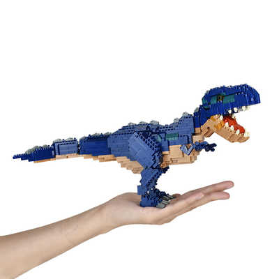 カワダ ナノブロック NBM034 ダイナソーDX ギガノトサウルス の