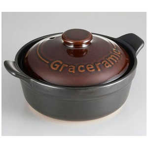 カクセー Graceramic陶製洋風土鍋17cm GC-01