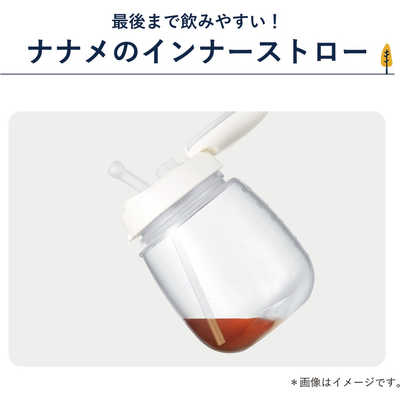 コンビ マグ ラクマグ 漏れないストロー 340 N ボーダーWH