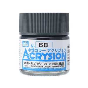 GSIクレオス 新水性カラー アクリジョン RLM74グレーグリーン GSIクレオス 新水性カラー アクリジョン RLM74グレーグリーン
