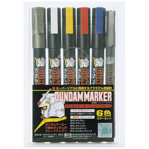 GSIクレオス ガンダムマーカー ベーシック6色セット GSIクレオス ガンダムマーカー ベーシック6色セット