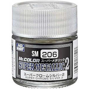 GSIクレオス Mr.カラー スーパーメタリック2 スーパークロームシルバー2 SM206 GSIクレオス Mr.カラー スーパーメタリック2 スーパークロームシルバー2 SM206