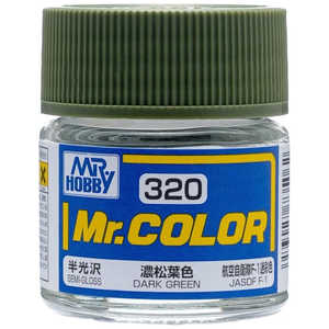 GSIクレオス Mr.カラー C320 濃松葉色 MRカラーC320コイマツバイロ GSIクレオス Mr.カラー C320 濃松葉色 MRカラーC320コイマツバイロ