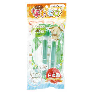 銀鳥産業 ムクなわとびネーム付パック入 緑 002-088