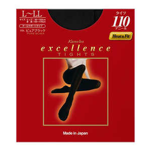 カネボウ excellence(エクセレンス)タイツ 110デニール（LLサイズ）ブラック［タイツ］ JXT110DL2L