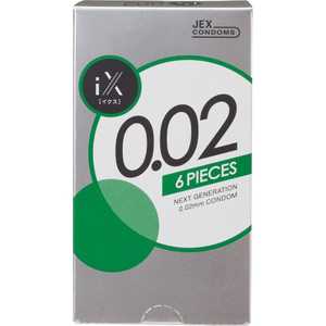 ジェクス iX イクス 0.02 6個入り コンドーム 〔避妊用品〕 ジェクス iX イクス 0.02 6個入り コンドーム 〔避妊用品〕