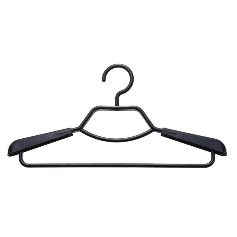 シンコハンガー シンコハンガー 形態安定シャツ用ハンガー 2本組 ブラック ｹｲﾀｲｱﾝﾃｲｼｬﾂﾖｳﾊﾝｶﾞｰ2 ｹｲﾀｲｱﾝﾃｲｼｬﾂﾖｳﾊﾝｶﾞｰ2