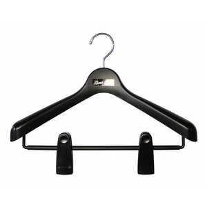 シンコハンガー ベストライン ジャケットビッククリップ40 ブラック ｼﾞｬｹｯﾄﾋﾞｯｸｸﾘｯﾌﾟ40
