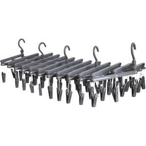 サワフジ 伸縮ピンチハンガー フリーピンチャー59(ロックグレー) FP-59C