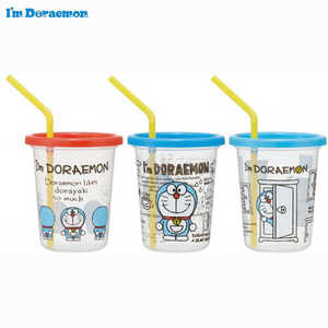 スケーター ストロー付タンブラー320ml 3個セット I'mドラえもん SIH3ST スケーター ストロー付タンブラー320ml 3個セット I'mドラえもん SIH3ST