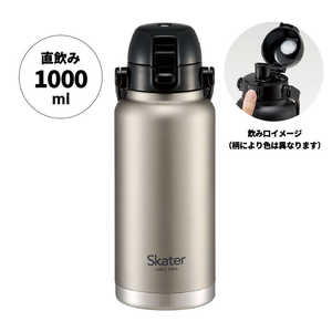 スケーター ハンドル付ダイレクトボトル シルバー STD10H スケーター ハンドル付ダイレクトボトル シルバー STD10H