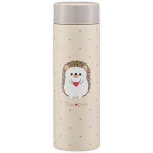 スケーター 超軽量ステンレスマグボトル350ml Pompon ハリネズミ STYL4 スケーター 超軽量ステンレスマグボトル350ml Pompon ハリネズミ STYL4