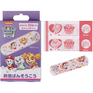 スケーター 救急バンソウコウ Mサイズ 20枚 パウ･パトロール レスキュー 