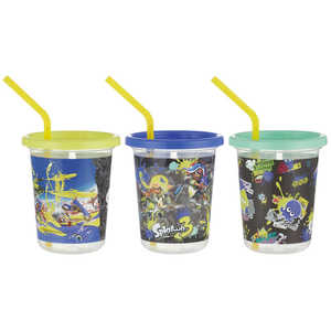 スケーター ストロー付タンブラー320ml 3個セット スプラトゥーン3 SIH3ST スケーター ストロー付タンブラー320ml 3個セット スプラトゥーン3 SIH3ST