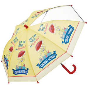 スケーター 子ども用 傘45cm おさるのジョージ23 ［雨傘 /子供用 /45cm /色・柄指定不可］ UB45