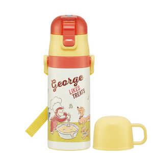 スケーター 子供用2WAYボトル 350ml おさるのジョージ23 SKDC3 スケーター 子供用2WAYボトル 350ml おさるのジョージ23 SKDC3