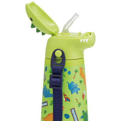 スケーター ダイカットステンレスボトル370ml ディノサウルス
