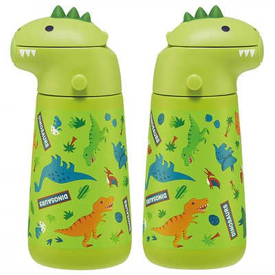 スケーター ダイカットステンレスボトル370ml ディノサウルス