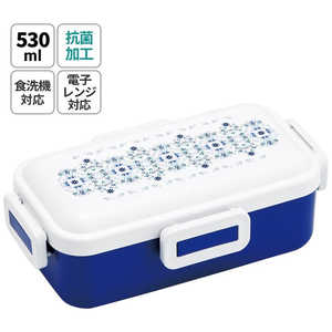 スケーター 抗菌ふわっと弁当箱530ml 天平文様(夢幻)濃青 PFLB6AG スケーター 抗菌ふわっと弁当箱530ml 天平文様(夢幻)濃青 PFLB6AG