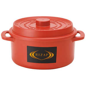 スケーター RIZAP(RED) ココット風電子レンジ用鍋 MWCP2