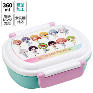 スケーター カラフルピーチ 抗菌ふわっとタイトランチBOX360ml QAF2BAAG スケーター カラフルピーチ 抗菌ふわっとタイトランチBOX360ml QAF2BAAG