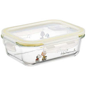 スケーター ガラス保存容器M 650ml SNOOPY水彩 GBST7 スケーター ガラス保存容器M 650ml SNOOPY水彩 GBST7