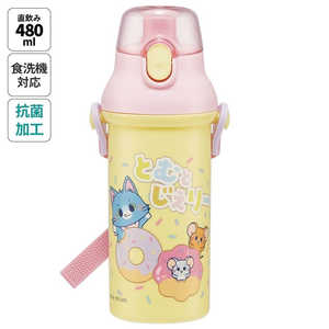 スケーター トムジェリ/ゴッコ 抗菌直飲プラワンタッチボトル480ml PSB5SANAG スケーター トムジェリ/ゴッコ 抗菌直飲プラワンタッチボトル480ml PSB5SANAG