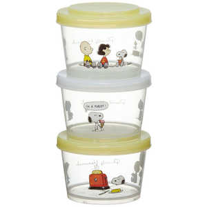 スケーター SNOOPY/水彩 薄肉保存容器3Pセット SIJ3 スケーター SNOOPY/水彩 薄肉保存容器3Pセット SIJ3