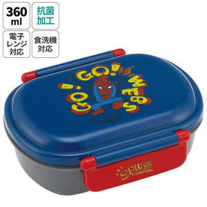 スケーター SPIDERCOMIC 抗菌フワットタイトランチBOX360ml QAF2BAAG スケーター SPIDERCOMIC 抗菌フワットタイトランチBOX360ml QAF2BAAG
