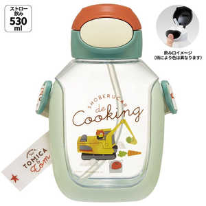 スケーター トミカトトム ワンプッシュストローボトル530ml PDSH6DX スケーター トミカトトム ワンプッシュストローボトル530ml PDSH6DX