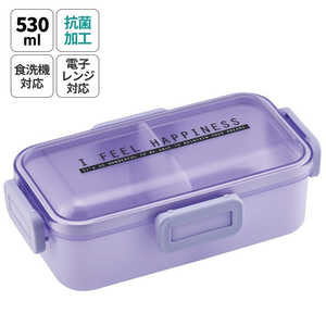 スケーター 抗菌ふわっと弁当箱530ml シースルー ラベンダー PFLB6AG スケーター 抗菌ふわっと弁当箱530ml シースルー ラベンダー PFLB6AG