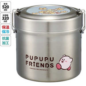 スケーター カービィ/フレンズ 抗菌真空ステンレスランチジャー840ml STLB2AG スケーター カービィ/フレンズ 抗菌真空ステンレスランチジャー840ml STLB2AG