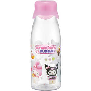 スケーター マイメロ&クロミ/ネトフリ 牛乳ビン風ボトル水筒500ml PTY5M スケーター マイメロ&クロミ/ネトフリ 牛乳ビン風ボトル水筒500ml PTY5M