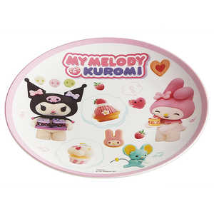 スケーター マイメロ&クロミ/ネトフリ 薄肉メラミンプレート MPL20P