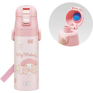 スケーター 超軽量ダイレクトステンレスボトル470ml マイメロ/ビックリボン SDC4 スケーター 超軽量ダイレクトステンレスボトル470ml マイメロ/ビックリボン SDC4
