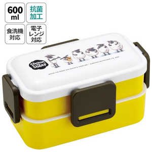 スケーター 抗菌2段ふわっと弁当箱600ml ひつじのショーン PFLW4AG スケーター 抗菌2段ふわっと弁当箱600ml ひつじのショーン PFLW4AG