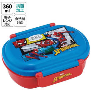 スケーター 抗菌ふわっとタイトランチボックス 弁当箱(小判型)360ml スパイダーマン25 QAF2BAAG スケーター 抗菌ふわっとタイトランチボックス 弁当箱(小判型)360ml スパイダーマン25 QAF2BAAG