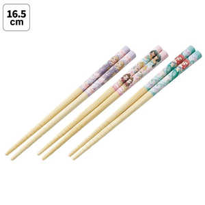 スケーター 竹安全箸16.5cm(3膳) プリンセス25 ANT2T スケーター 竹安全箸16.5cm(3膳) プリンセス25 ANT2T