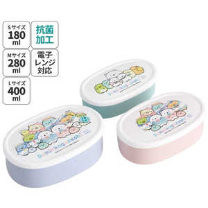 スケーター 抗菌シール容器3Pセット すみっコぐらし しろくまふるさと SRS3SAG スケーター 抗菌シール容器3Pセット すみっコぐらし しろくまふるさと SRS3SAG