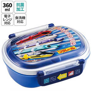 スケーター 抗菌ふわっとタイトランチボックス 弁当箱(小判型)360ml プラレール25 QAF2BAAG スケーター 抗菌ふわっとタイトランチボックス 弁当箱(小判型)360ml プラレール25 QAF2BAAG