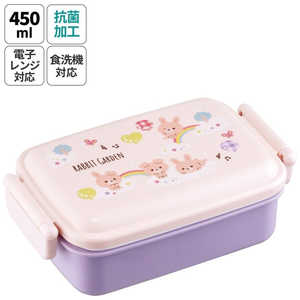 スケーター 抗菌ふわっとタイトランチBOX450ml ラビットガーデン RBF3ANAG スケーター 抗菌ふわっとタイトランチBOX450ml ラビットガーデン RBF3ANAG
