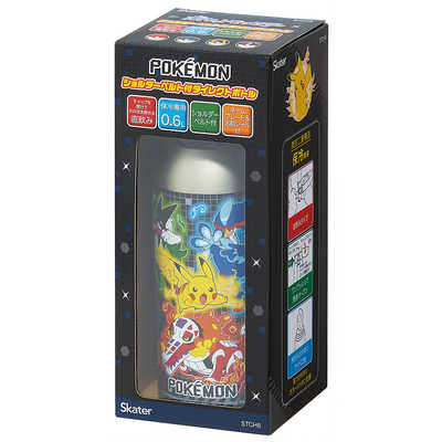 スケーター ダイレクトボトル600ml ポケモン25 STCH6 の通販