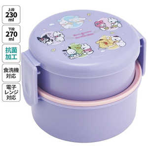 スケーター 抗菌丸型ランチBOX2段 サンリオMX/すこぶるウサギ ONWR1AG スケーター 抗菌丸型ランチBOX2段 サンリオMX/すこぶるウサギ ONWR1AG
