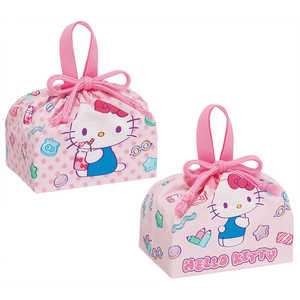 スケーター ランチ巾着(2P) キティちゃん マシュグミ KB7W スケーター ランチ巾着(2P) キティちゃん マシュグミ KB7W
