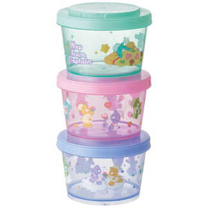 スケーター 薄肉保存容器3Pセット Care Bears SIJ3 スケーター 薄肉保存容器3Pセット Care Bears SIJ3