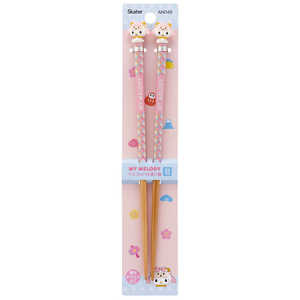 スケーター マスコット付塗箸 マイメロディ(未) AND45 スケーター マスコット付塗箸 マイメロディ(未) AND45