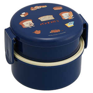 スケーター 抗菌丸型弁当箱2段 パンどろぼう ONWR1AG