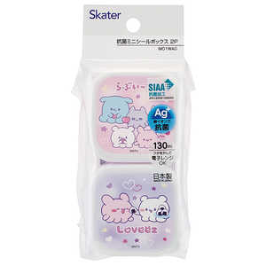 スケーター らぶい?ず 抗菌ミニシールボックス2P MO1WAG スケーター らぶい?ず 抗菌ミニシールボックス2P MO1WAG